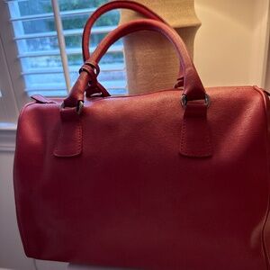 La Furla Red Leather Medium-Size Tote